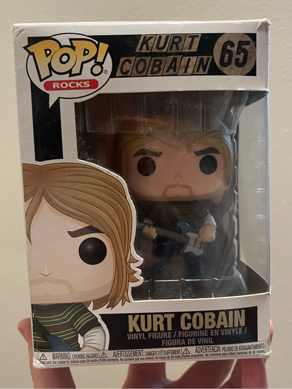 2017 In Box Kurt Cobain Funko Pop Figure “Pop! Rocks”